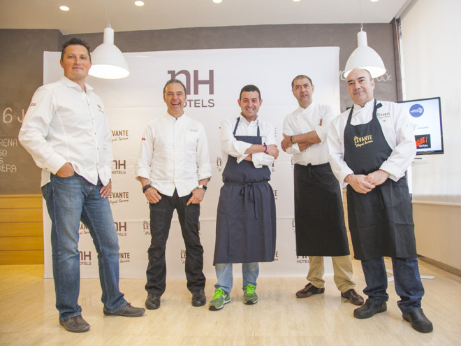 El menú de cinco chefs con estrella Michelín