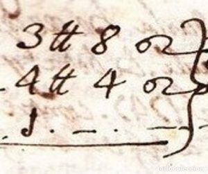 La primera receta manuscrita de la Mocadora 9 de octubre de 1747 Valencia siglo XVIII piuleta tronador