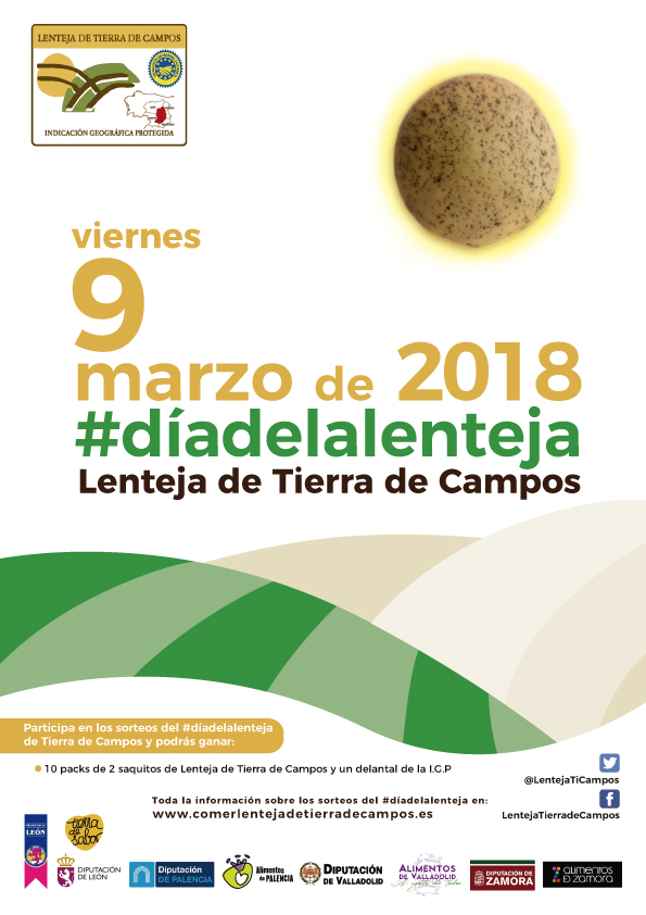 143 restaurantes de toda España participarán el viernes 9 de marzo en el Día de la Lenteja de Tierra de Campos