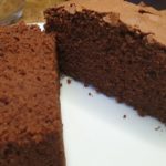 Receta de brownie o bizcocho de chocolate pequeño FACIL